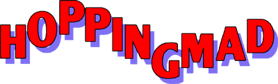 Hopping Mad logo for ZX Spectrum